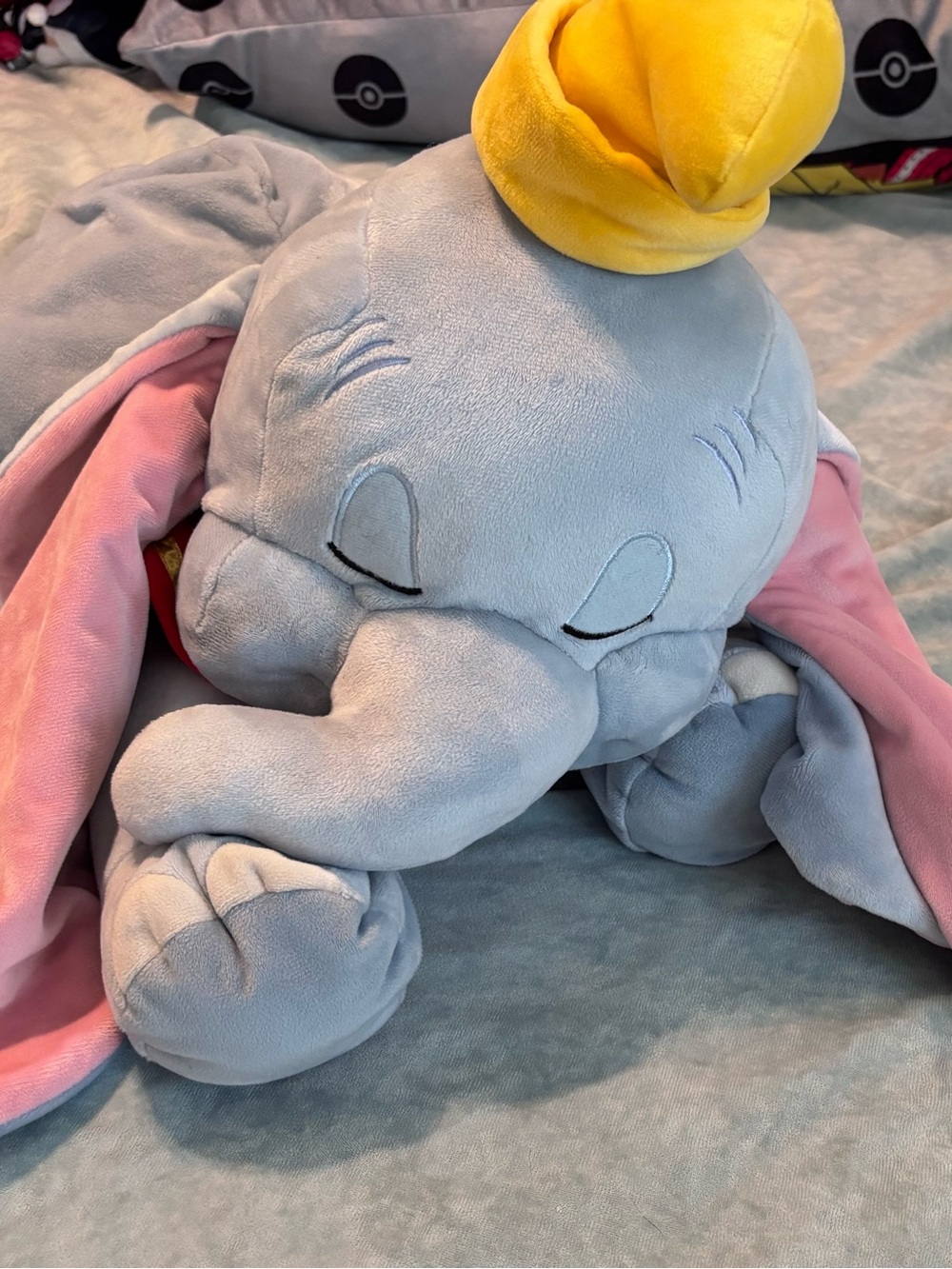 Disney Dumbo Plush Toy - Gray, Red, Yellow